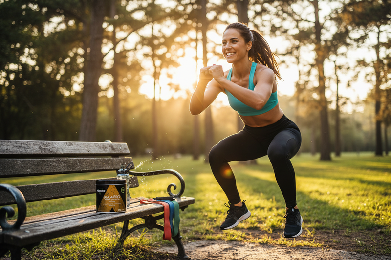 Estilo de vida - Persona activa con Magnesio Triple Complex
