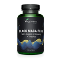 VEGAVERO Maca Negra Plus con L-Arginina + Ginseng + Tribulus. 120 Cápsulas.