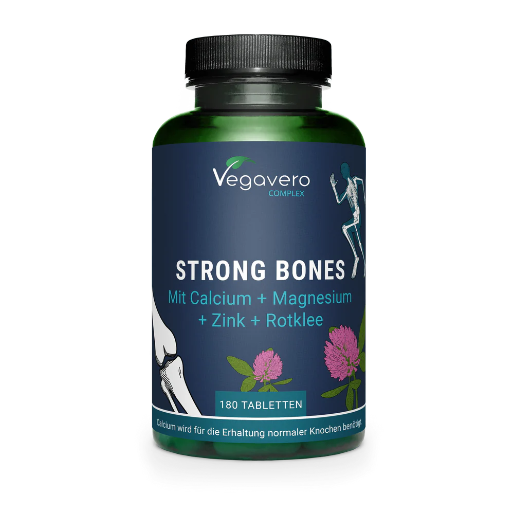 VEGAVERO Strong Bones Complex. 180 Comprimidos.