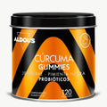 Gominolas de Cúrcuma con Probióticos | Mejora la Digestión y Reduce la Hinchazón – Fórmula Natural Aldous