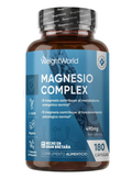 WeightWorld Magnesio Complex 400mg - 6 Tipos de Magnesio con L-Leucina - 180 Cápsulas