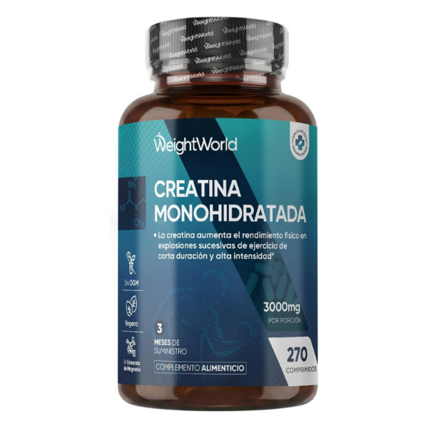 WeightWorld Creatina Monohidratada 3000mg - 270 Comprimidos