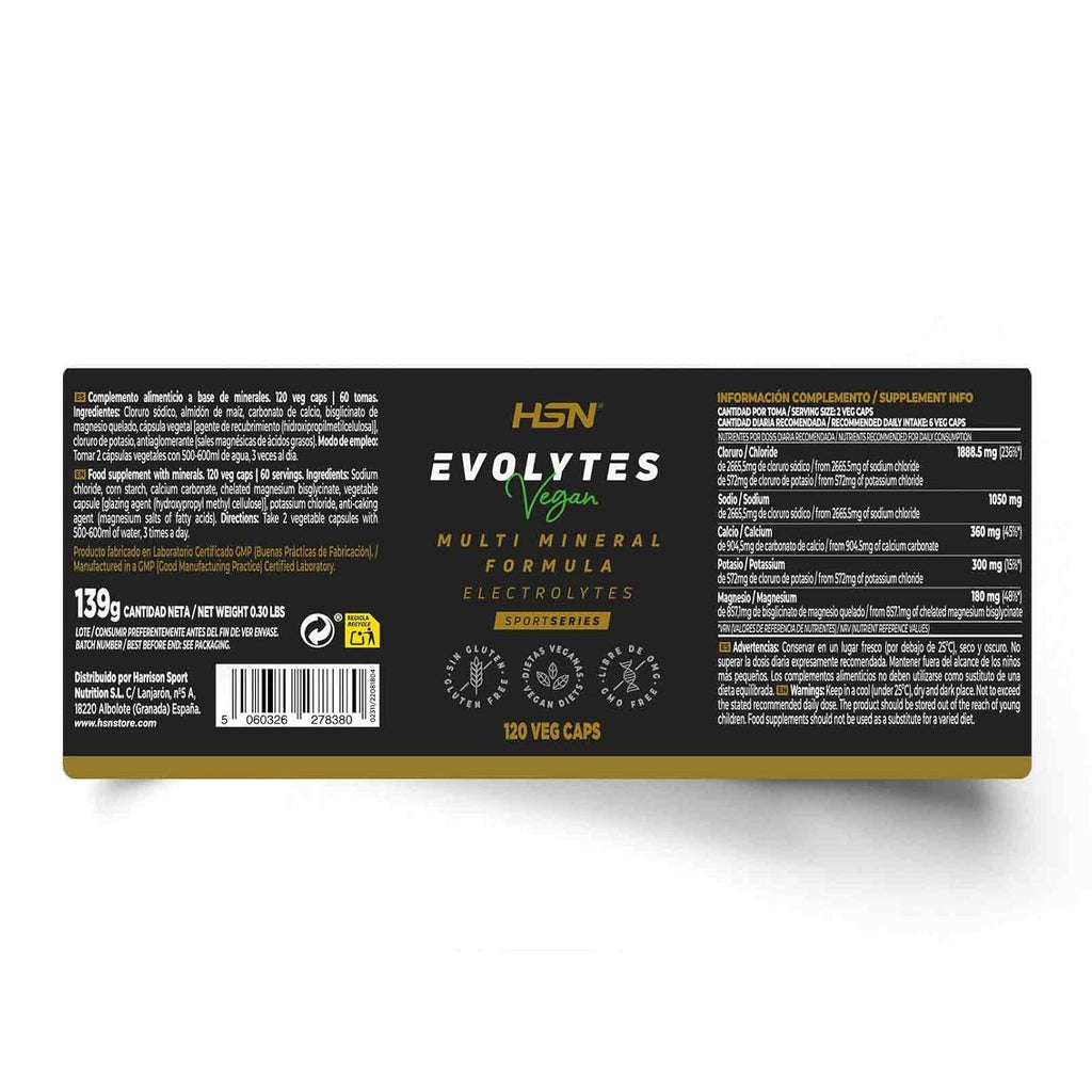 Evolytes Electrolyte Salts - 120 Vegan Capsules