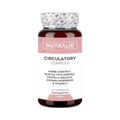Circulatory Complex | Castaño de Indias, Rusco, Vid Roja, Centella Asiática, Diosmina y Vitamina C | 60 Cápsulas | Nutralie