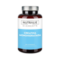 Creatina Monohidrato 100% – Fuerza y Masa Muscular – Rendimiento Deportivo y Recuperación – 90 Cápsulas Nutralie