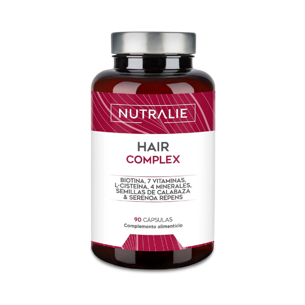 Biotina para el Cabello – Vitaminas Anticaída y Crecimiento Capilar – Cabello Fuerte, Brillo y Volumen – 90 Cápsulas Nutralie