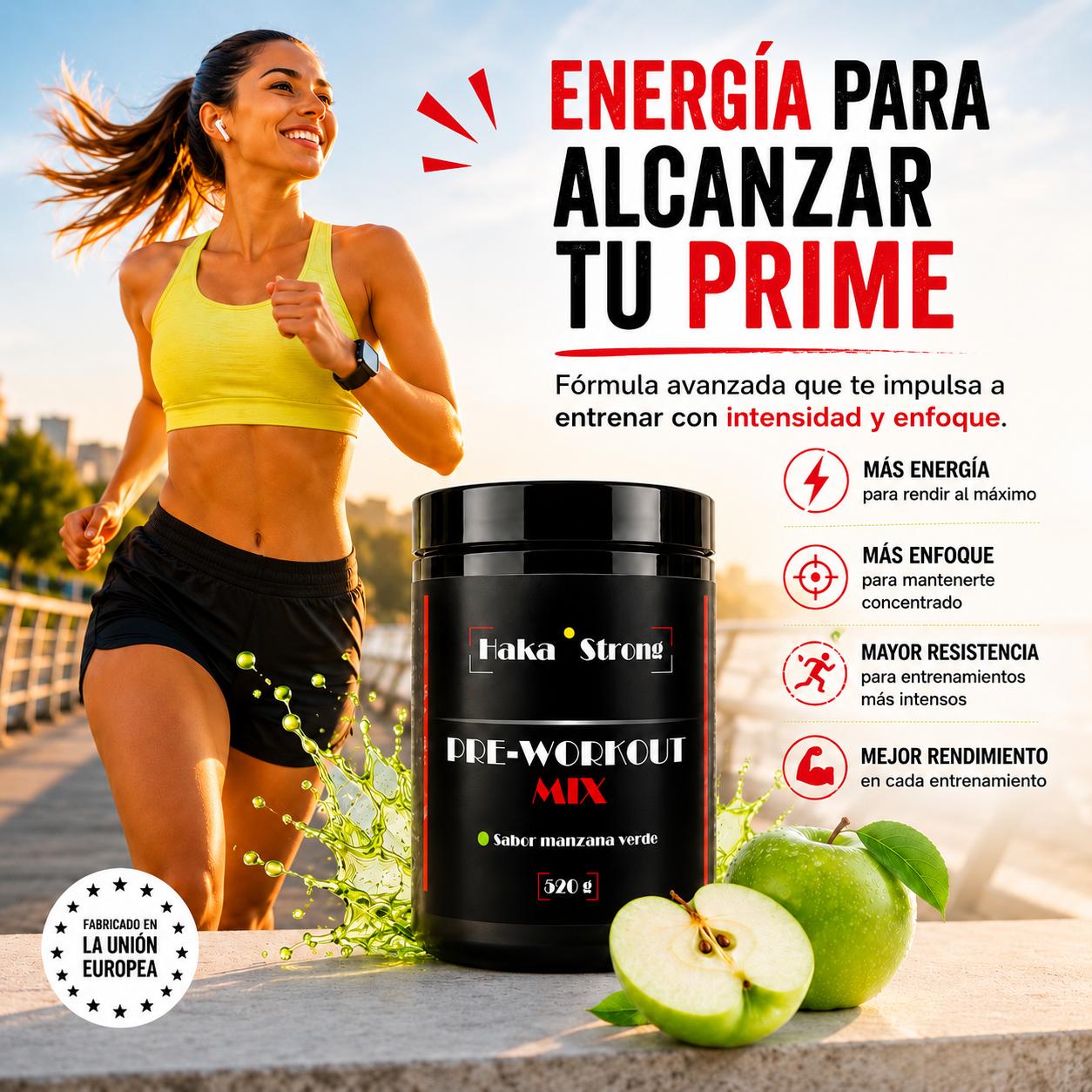 Pre-Workout Mix 520 g Haka Strong - Pre Entreno