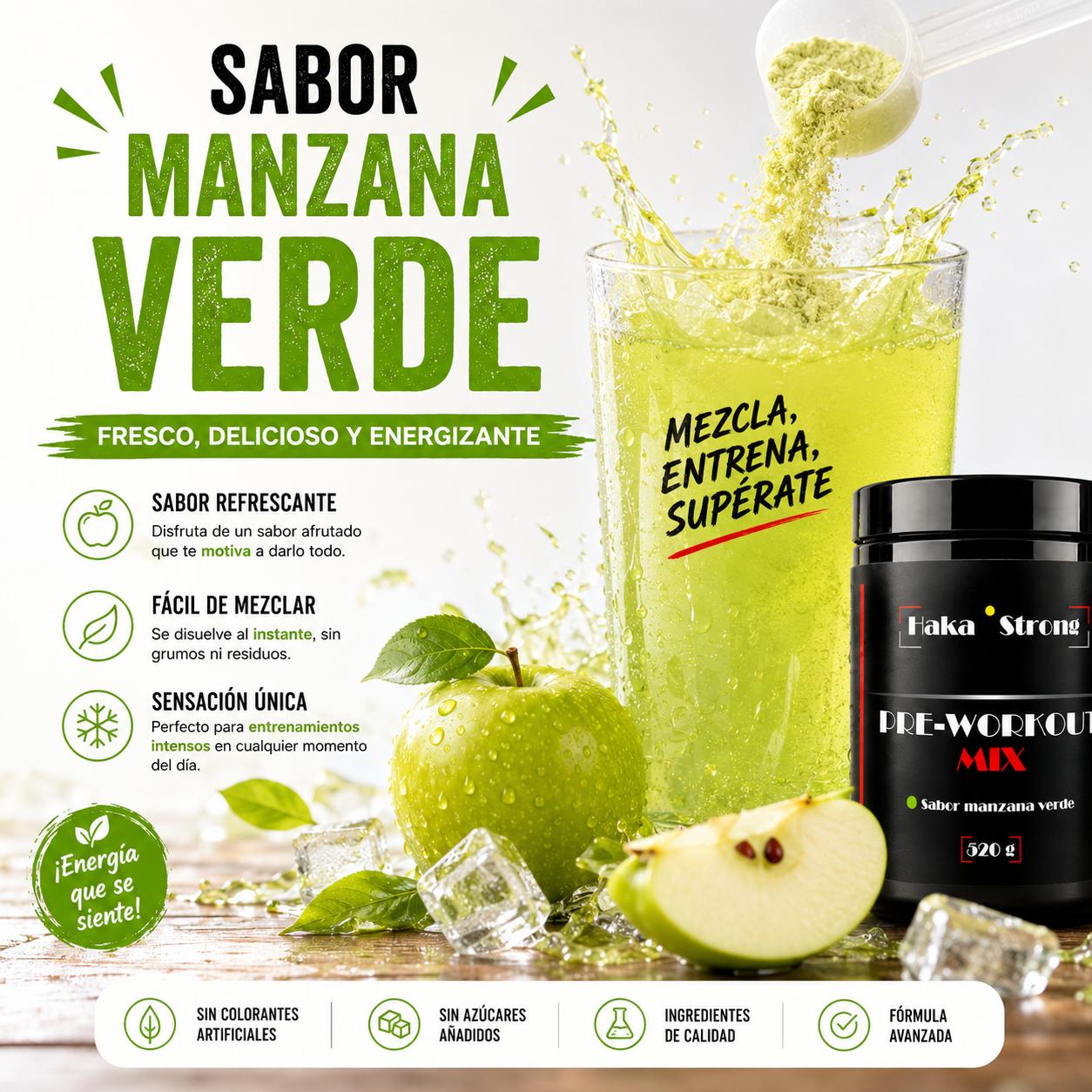Pre-Workout Mix 520 g Haka Strong - Pre Entreno