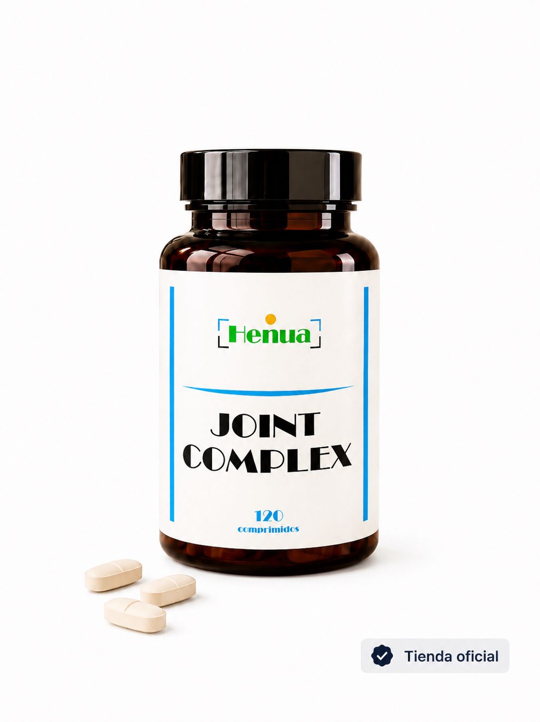 Joint Complex Henua - 120 Comprimidos - Glucosamina, Condroitina, MSM, Colágeno y Jengibre