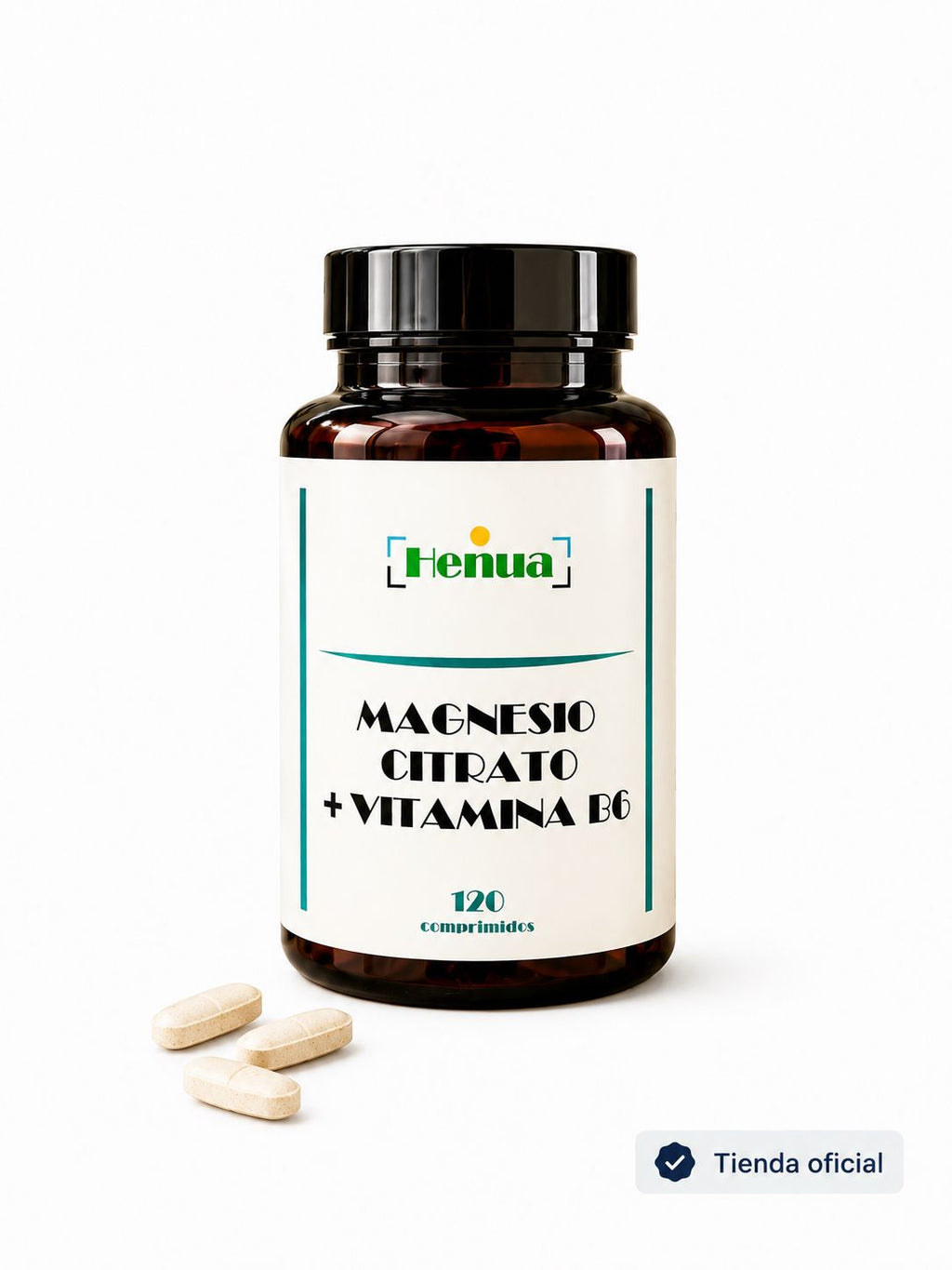 Magnesio Citrato con Vitamina B6 Henua - 120 Comprimidos