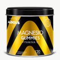Aldous Magnesio Gummies con Vitamina C | Sabor Arándano | 120 Gummies | Vegano, Sin GMO