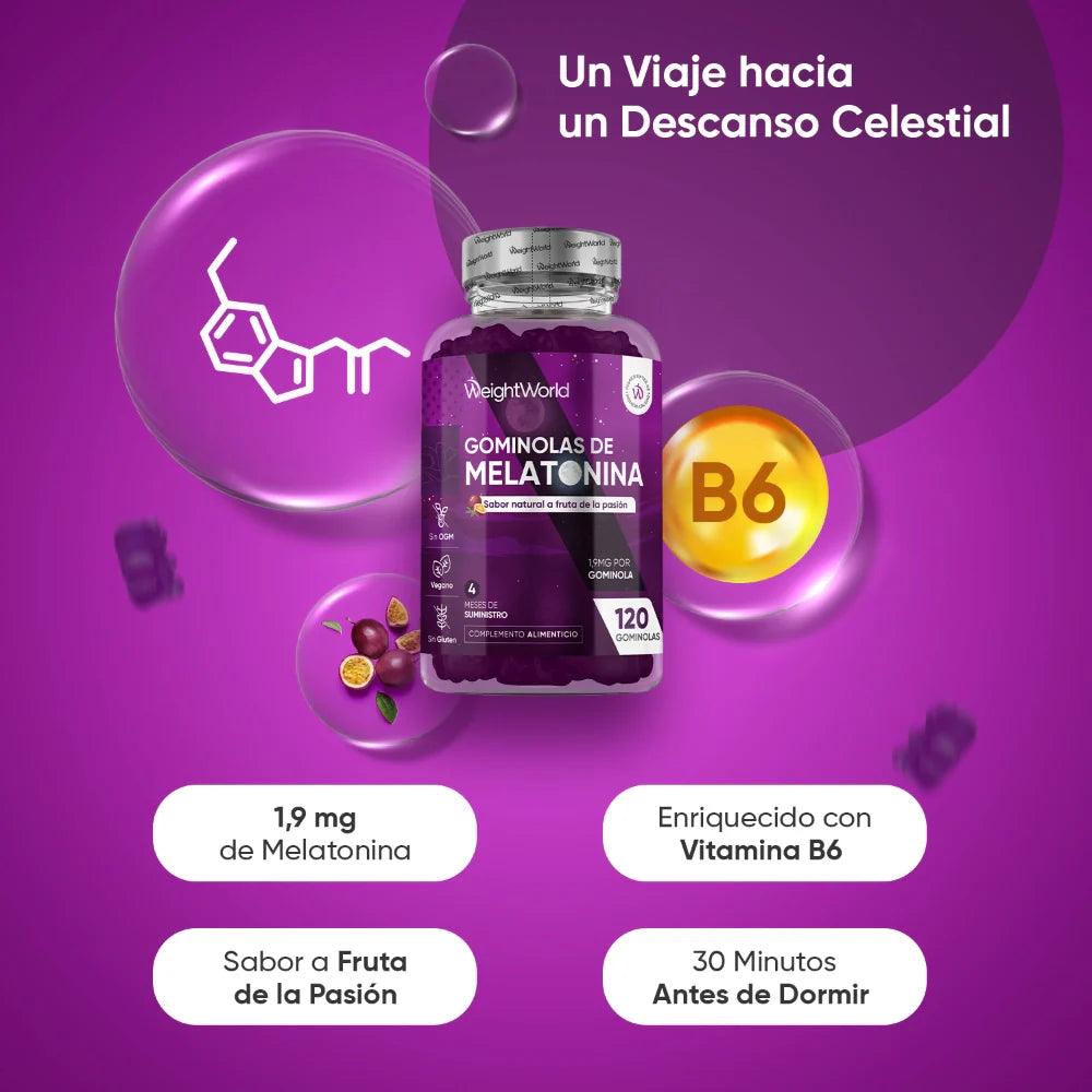 Gominolas de Melatonina WeightWorld - Un Viaje hacia un Descanso Celestial
