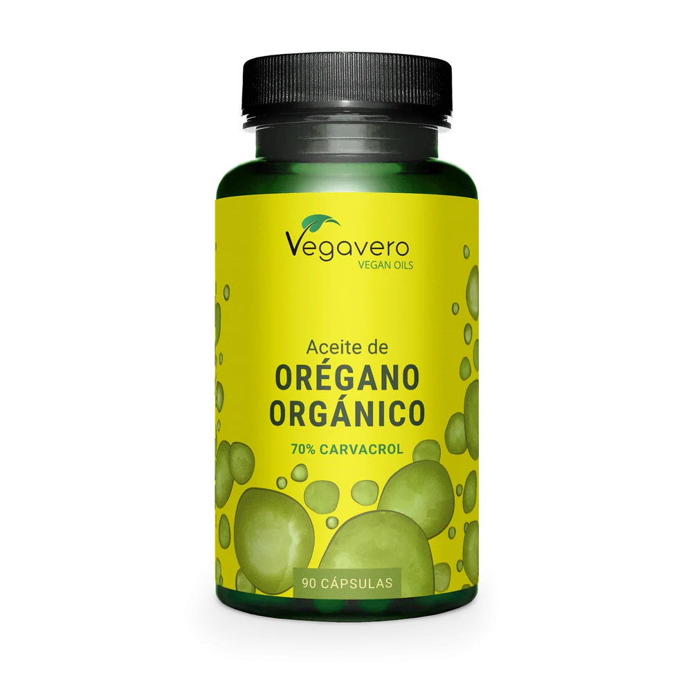 VEGAVERO Aceite de Orégano Orgánico. 90 Cápsulas.