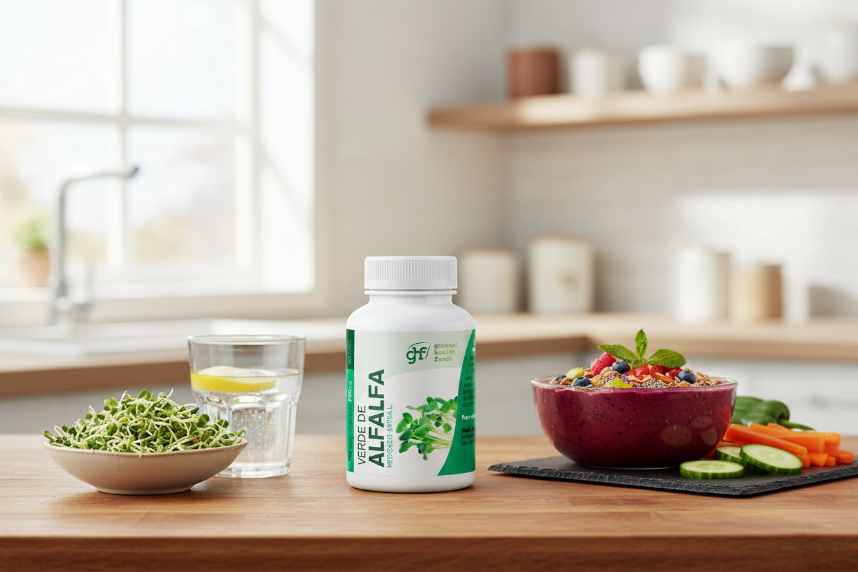 GHF Alfalfa Verde 700mg 100 comprimidos