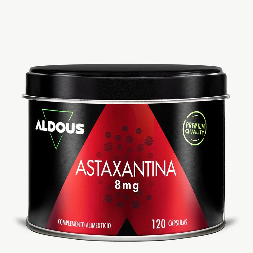 Astaxantina Antioxidante 8 mg | Antiaging, Protección Celular, Piel y Visión – Alta Potencia Aldous
