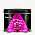 Biotina Complex con Zinc, Selenio, Vitamina D3 y E | Cabello, Piel y Uñas – Fórmula Completa Aldous