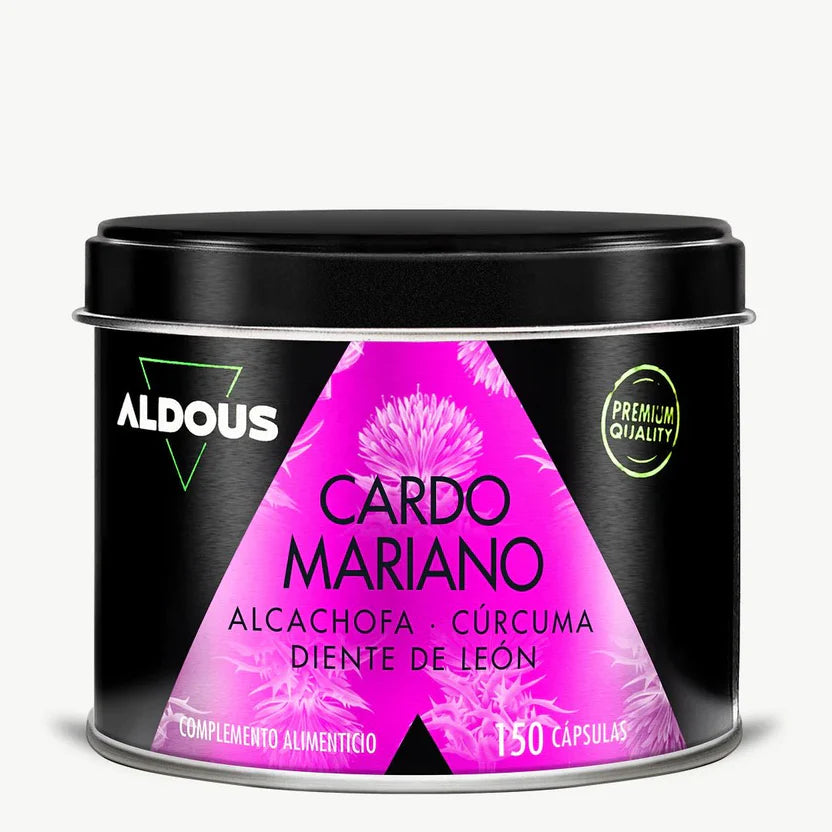 Aldous Milk Thistle with Artichoke, Turmeric, Dandelion and Desmodium - 150 Vegetable Capsules