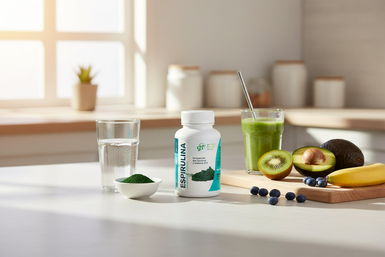 GHF Espirulina 400mg 200 comprimidos