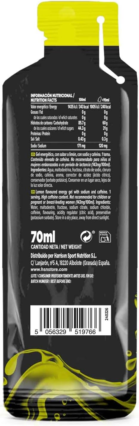 Evoenergy Maxigel With Caffeine 70ml Orange Flavor - XXL Energy Gel