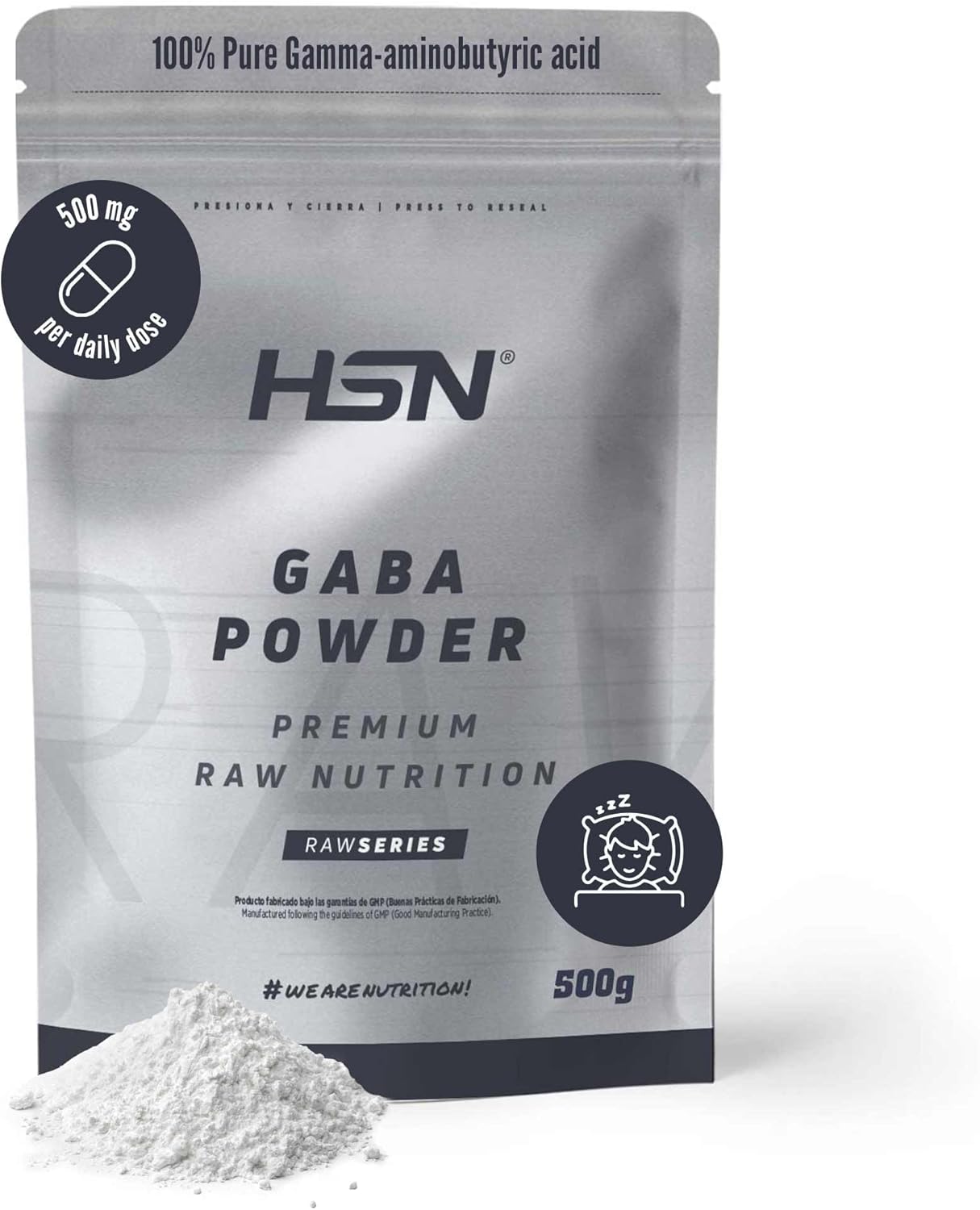 HSN GABA en Polvo 500g - Ácido Gamma-aminobutírico