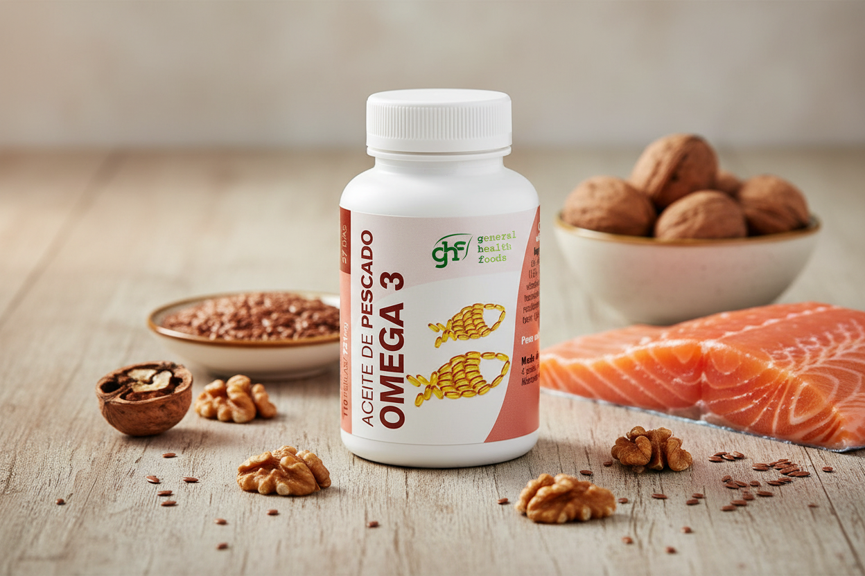 GHF EPA Aceite de Salmón Omega 3 110 Perlas