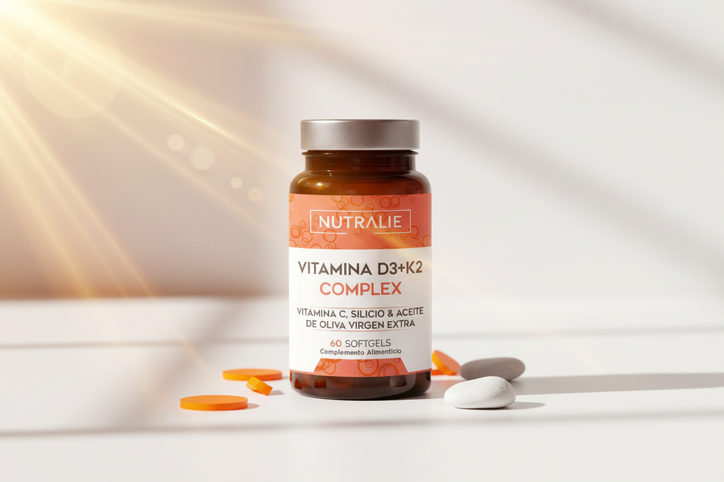Vitamina D3+K2 Complex con luz solar