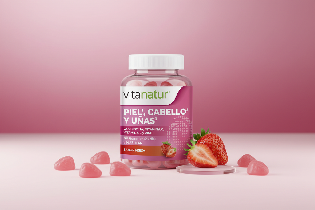 Piel Cabello Uñas Gummies presentación