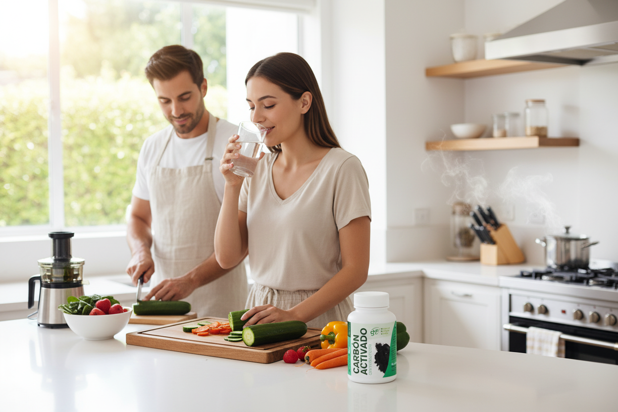 Estilo de vida - Persona con salud digestiva