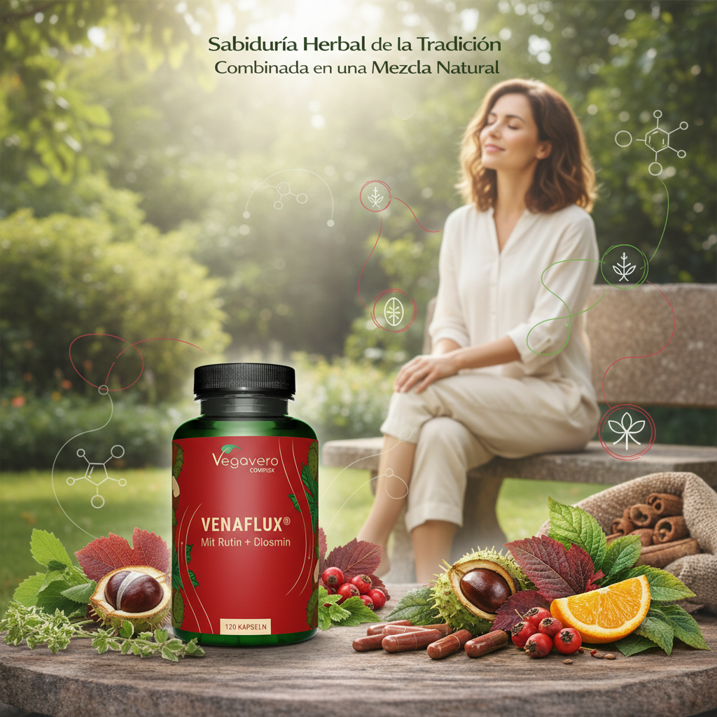 Venaflux Complex - Imagen de estilo de vida con salud venosa y circulación natural
