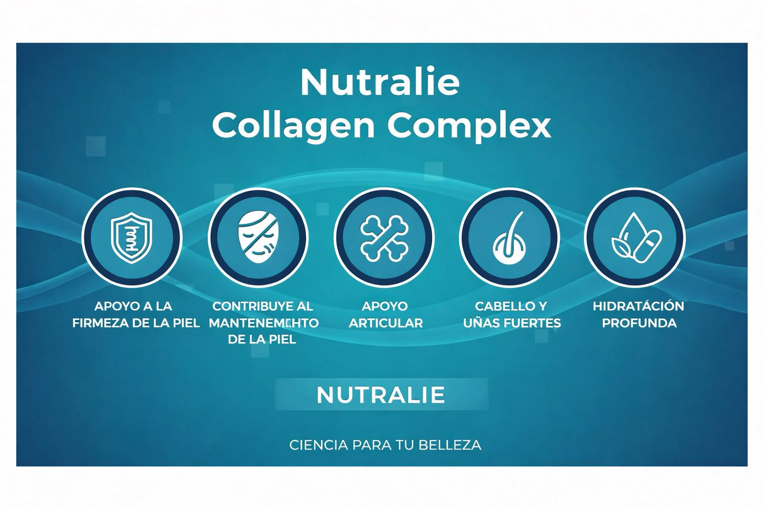 Colágeno Hidrolizado – Antiedad, Arrugas y Piel – Cabello y Uñas – Con Ácido Hialurónico, Q10 y Vitaminas – 60 Cápsulas Nutralie