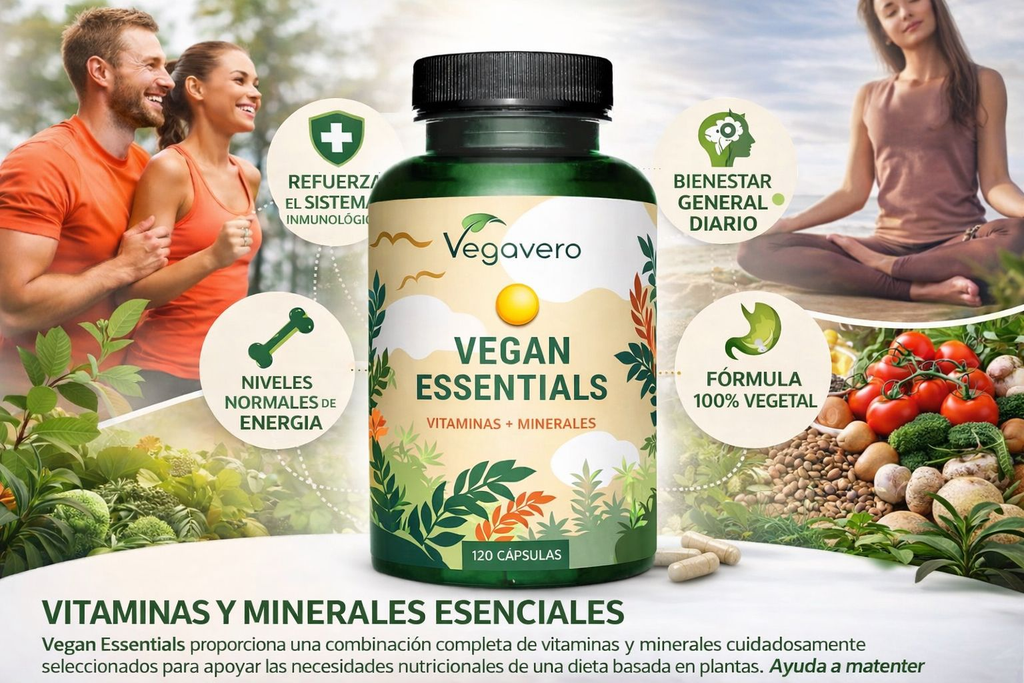 VEGAVERO Vegan Essentials Complex. 120 Cápsulas
