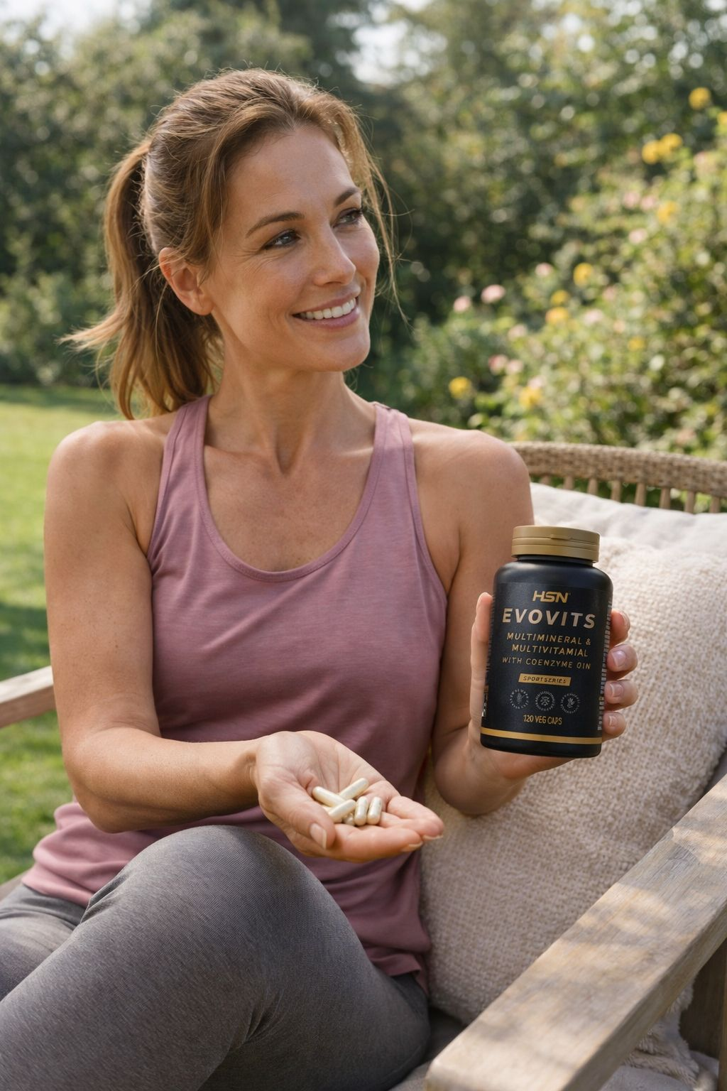 HSN Evovits Multivitamínico + Coenzima Q10 - 120 Cápsulas Veganas