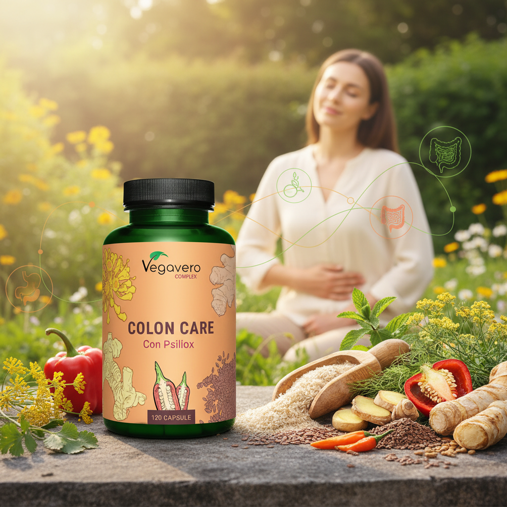 Colon Care Complex - Imagen de estilo de vida con salud digestiva y bienestar intestinal