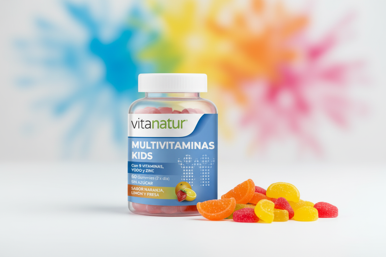 KIDS Multivitaminas Gummies coloridas