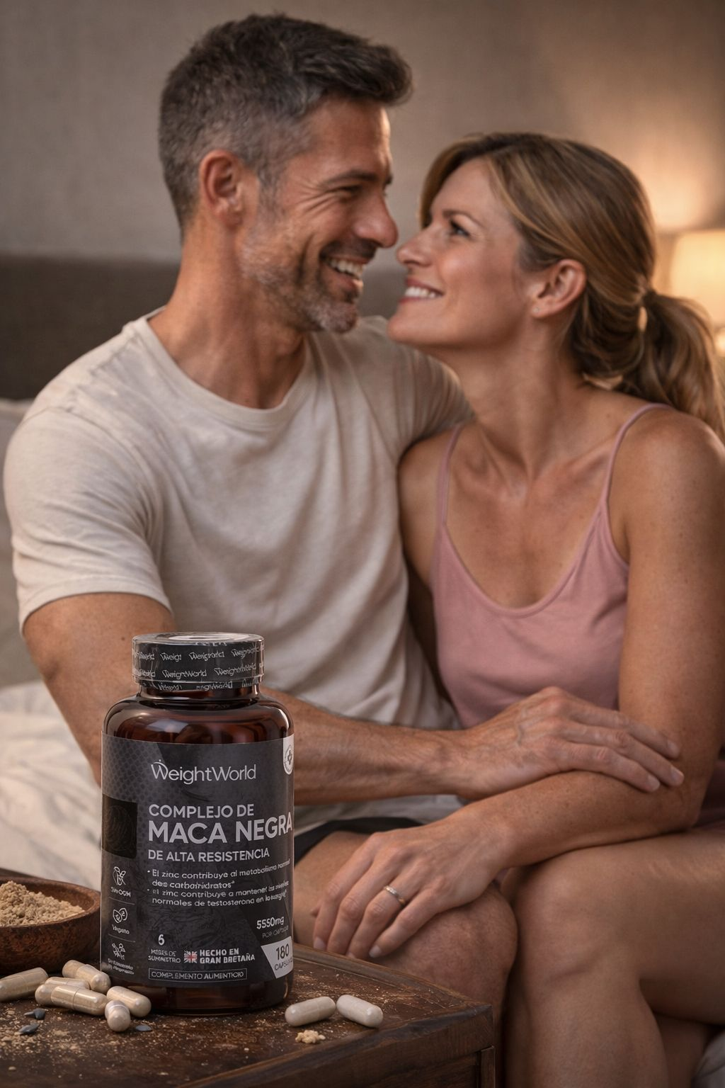WeightWorld Maca Negra Complex 5550mg con Ginseng, L-Arginina y Zinc - 180 Cápsulas