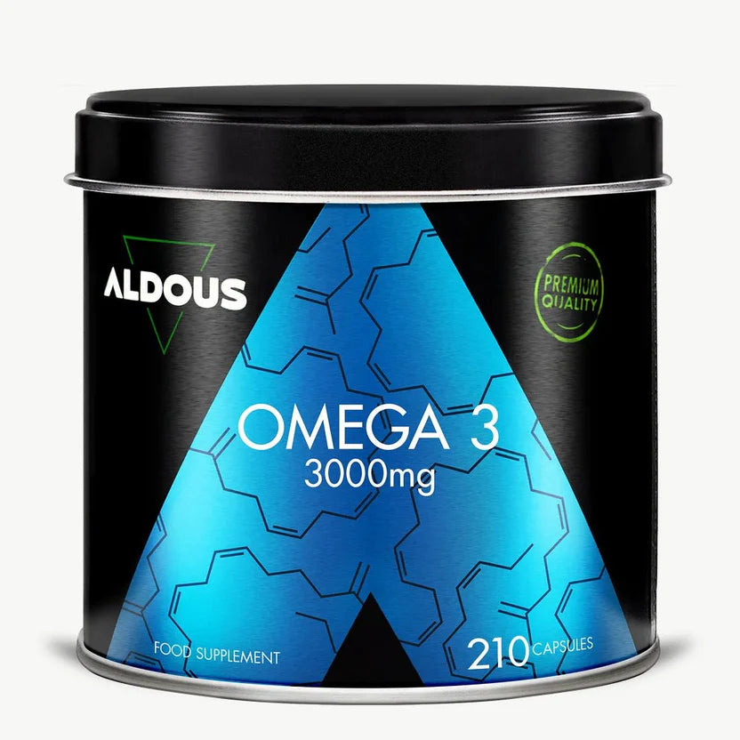 Aldous Omega 3 Premium Quality 3000mg with EPA 540mg and DHA 360mg - 210 Capsules