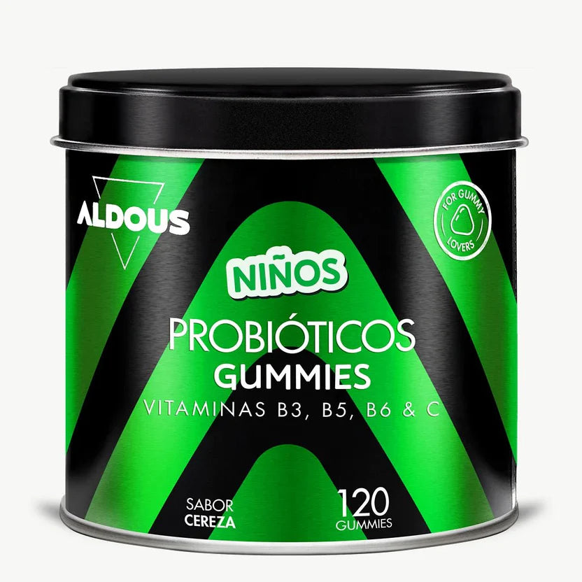 Probióticos para Niños con Vitaminas en Gominolas | Digestión, Defensas y Energía Infantil Aldous