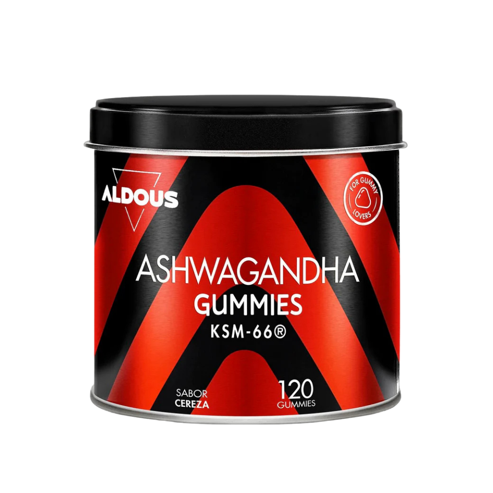 Ashwagandha KSM-66 en Gominolas – Antiestrés, Ansiedad, Energía y Equilibrio Hormonal – Bienestar Mental y Físico Aldous